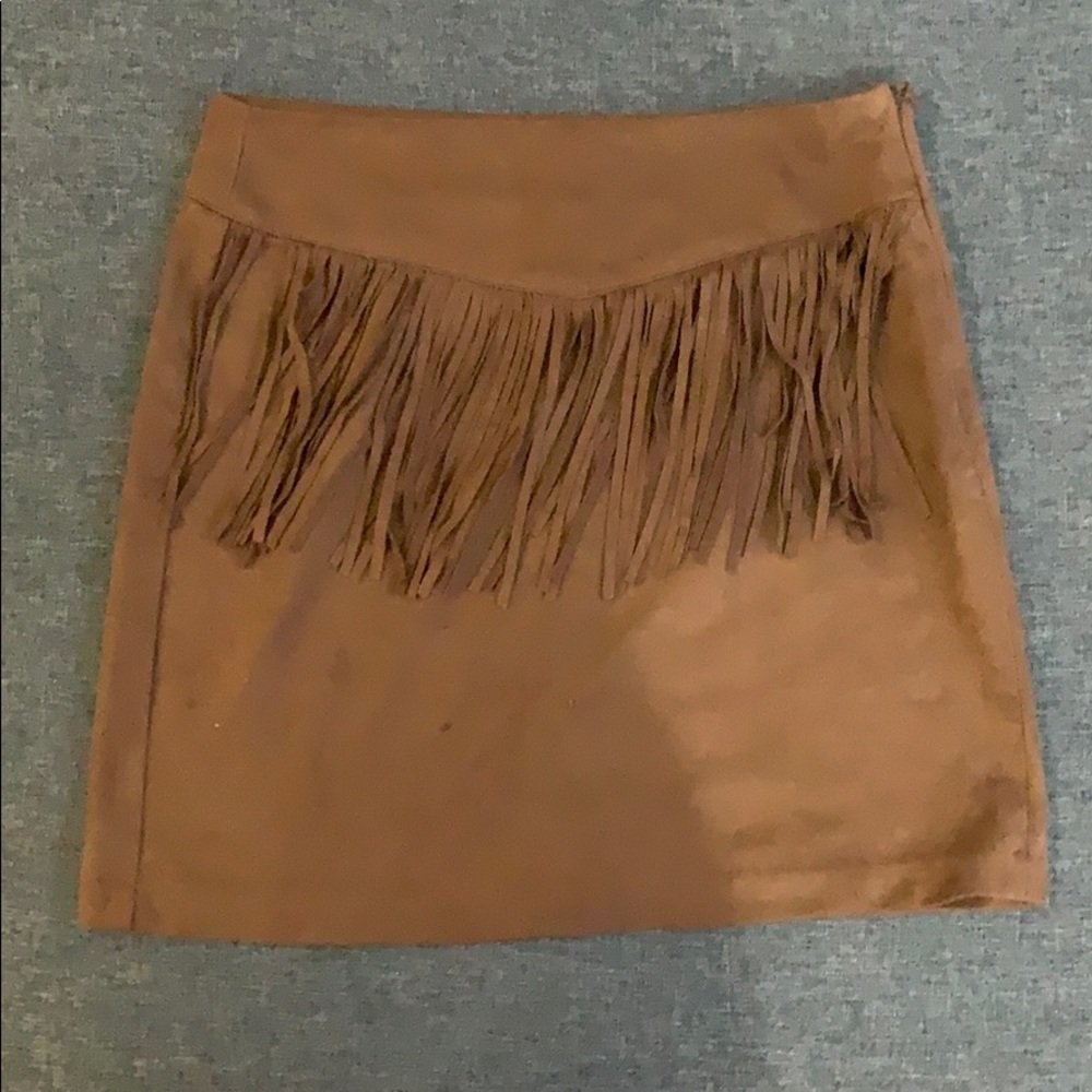 Soft brown mini skirt Size 3
